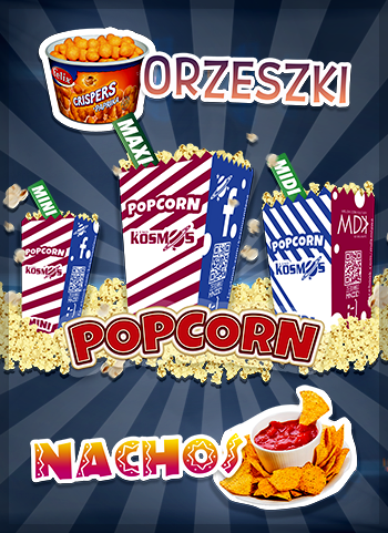Zdjęcie przekąsek w kinie