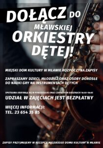 Dołącz do Mławskiej Orkiestry Dętej