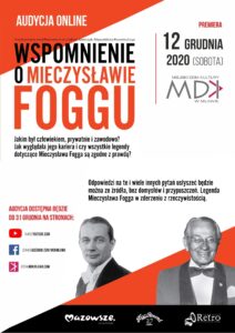 „Wspomnienie o Mieczysławie Foggu” – niezwykła audycja o niezwykłym artyście na stronie MDK w Mławie