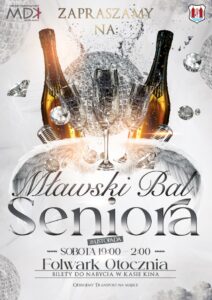 Mławski Bal Seniora 2023. Sprzedaż biletów w MDK