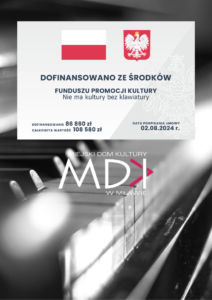 Miejski Dom Kultury w Mławie otrzymał dotację z MKiDN