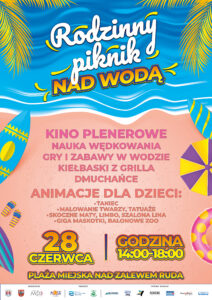 piknik nad wodą plakat
