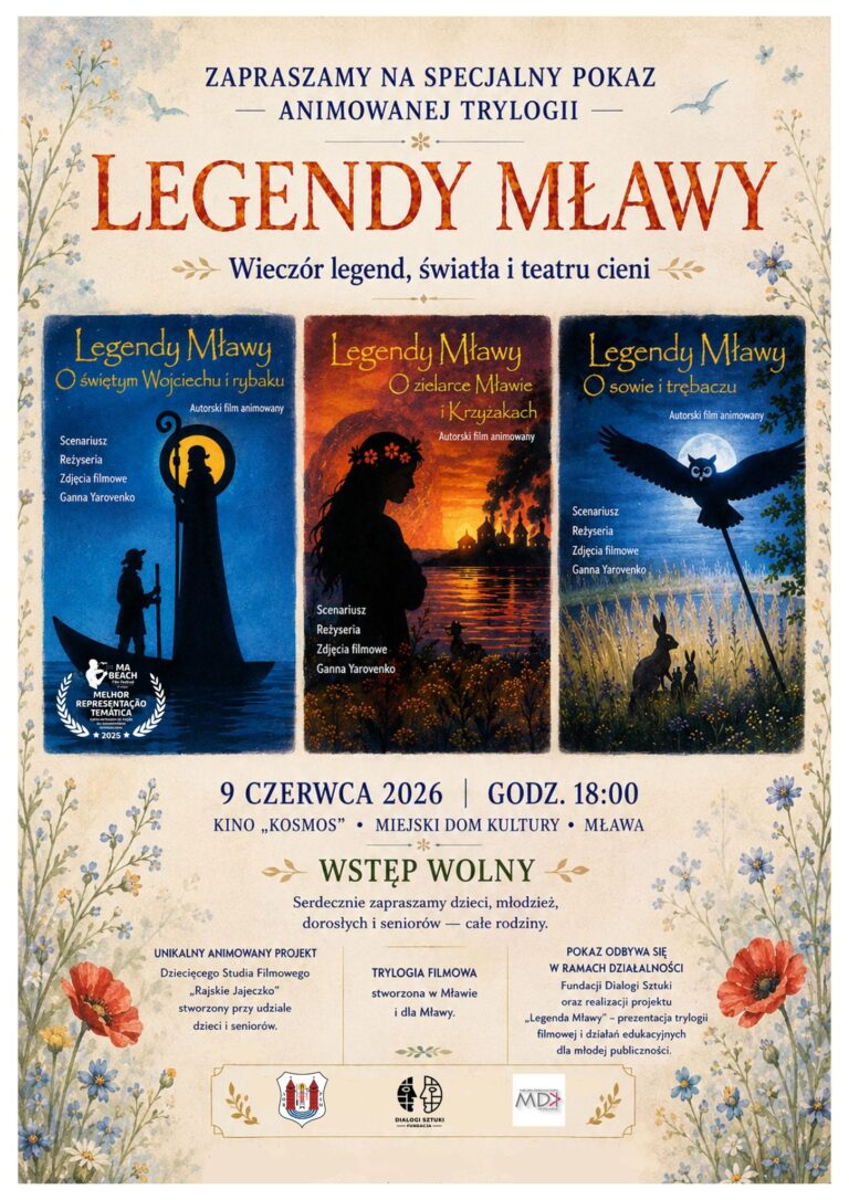 Pokaz animacyjnej trylogii „Legendy Mławy”