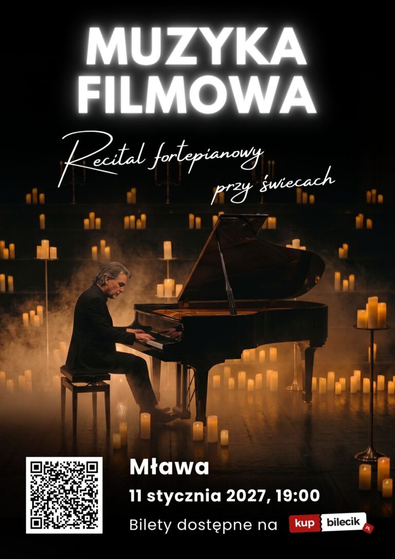Muzyka filmowa. Recital fortepianowy przy świecach
